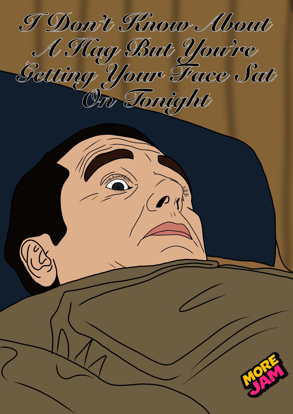 Widows Bay Tom Sit On Face Card | Funny Birthday Card | More Jam