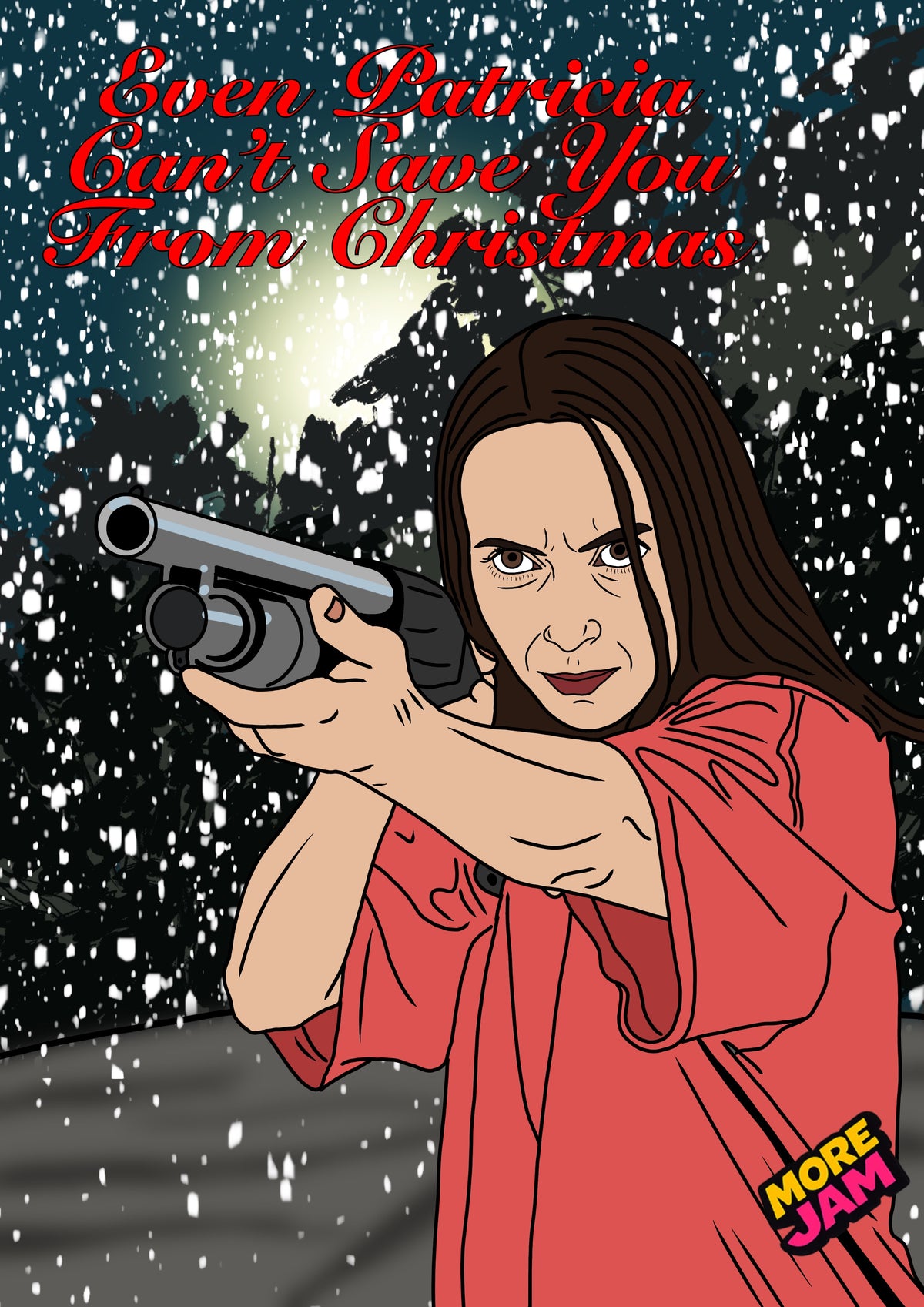 Widows Bay Patricia Shotgun | Funny Christmas Card | More Jam