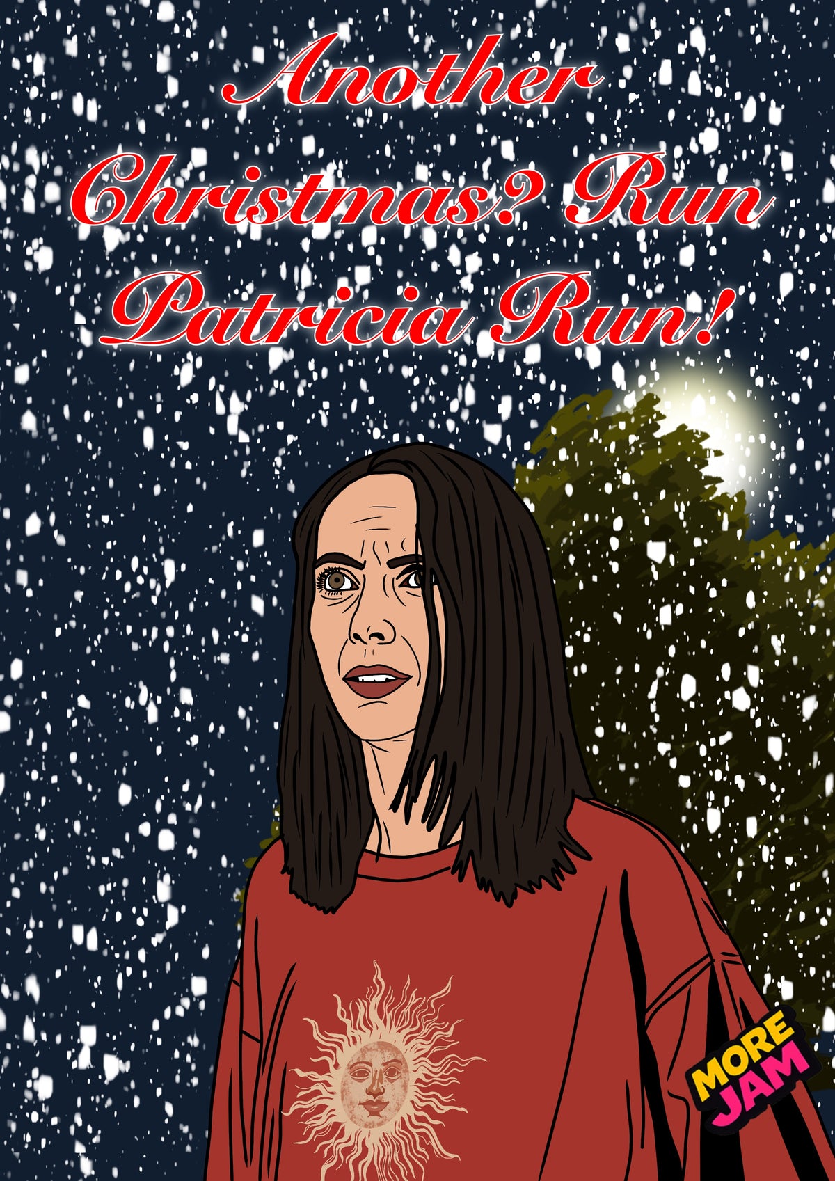 Widows Bay Patricia Run | Funny Christmas Card | More Jam