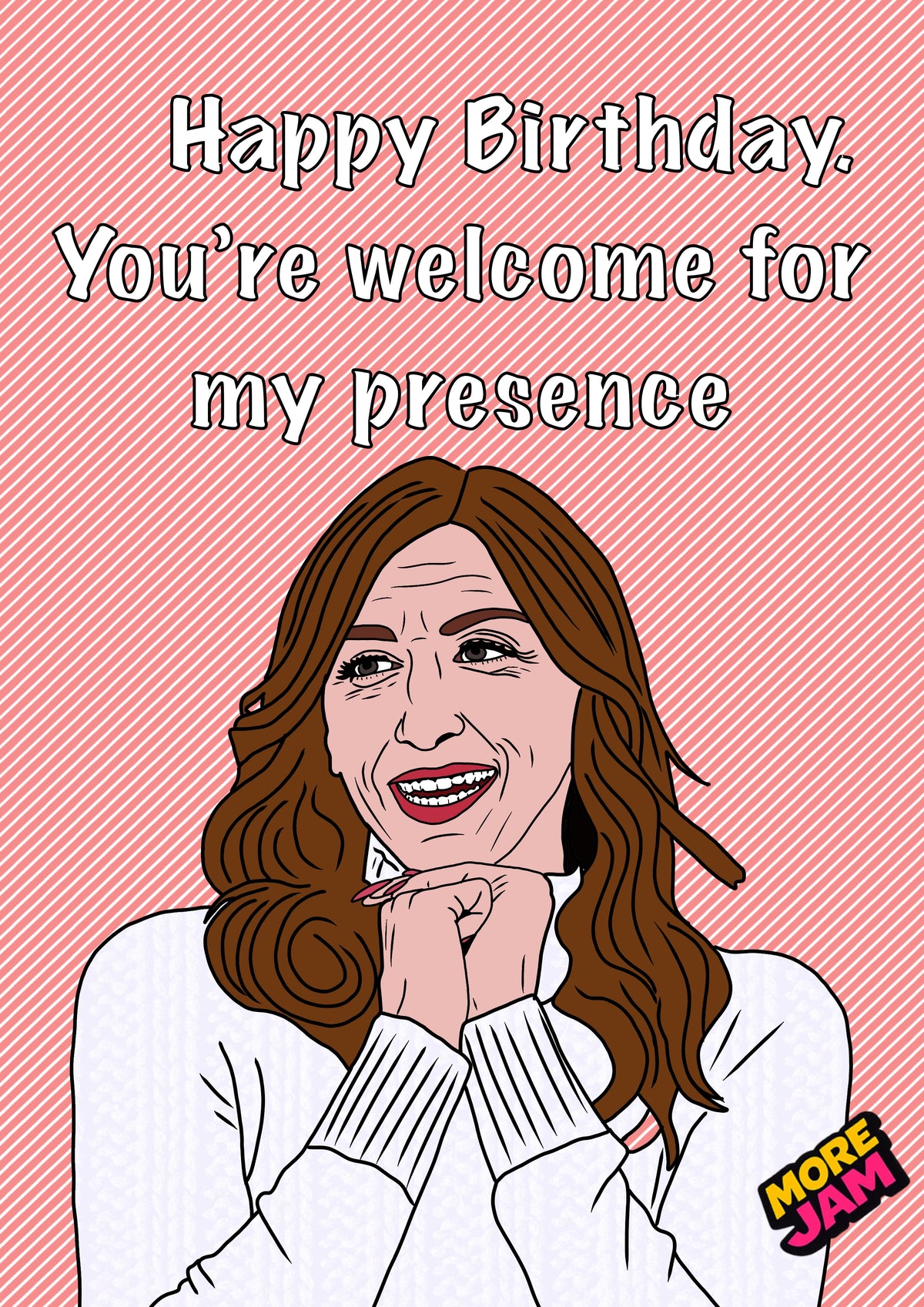 Brooklyn 99 Gina Linetti My Presence | Funny Birthday Card | More Jam