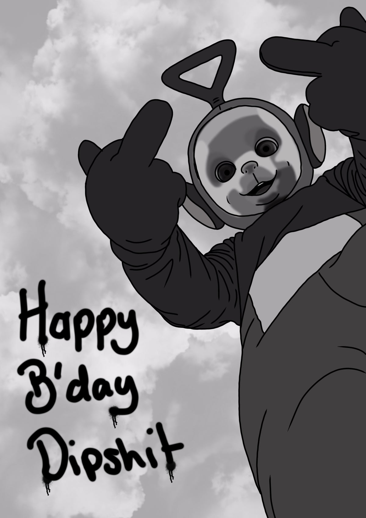 Happy Birthday Dipshit | Funny Birthday Card | More Jam