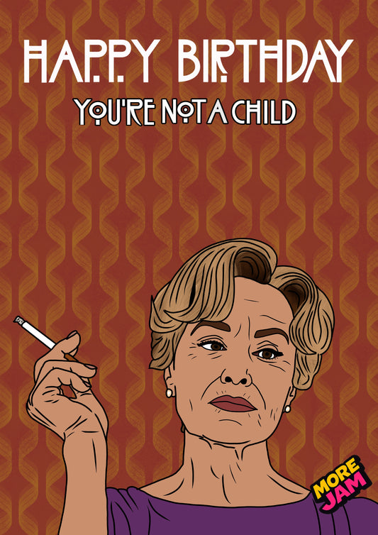 American Horror Story Constance You're Not A Child Card | Creepy Birthday Card | More Jam