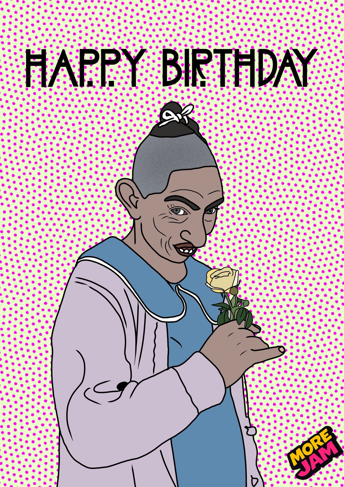 American Horror Story Pepper Card | Creepy Birthday Card | More Jam