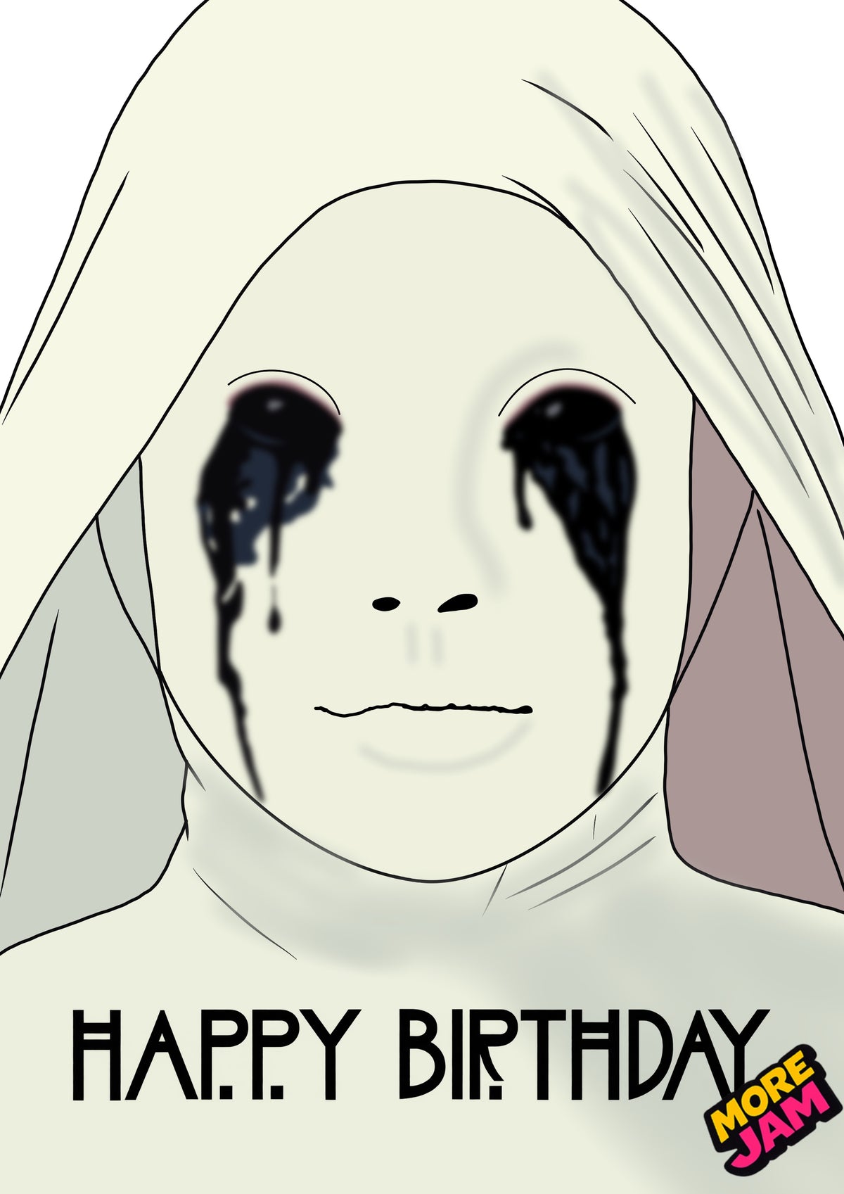 American Horror Story Asylum Card | Creepy Birthday Card | More Jam