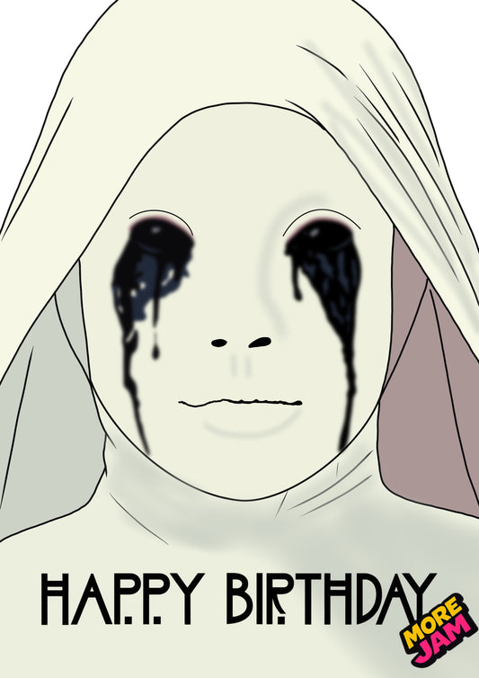 American Horror Story Asylum Card | Creepy Birthday Card | More Jam