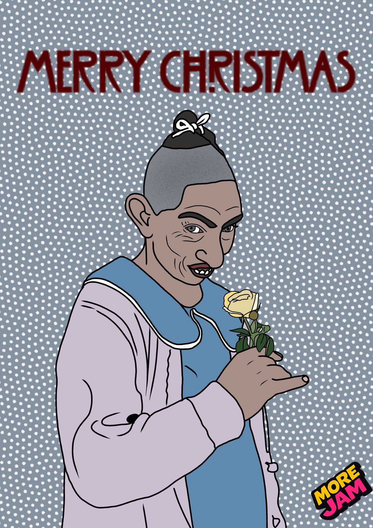 American Horror Story Pepper Card | Creepy Christmas Card | More Jam