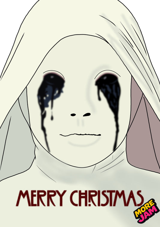 American Horror Story Asylum Card | Creepy Christmas Card | More Jam