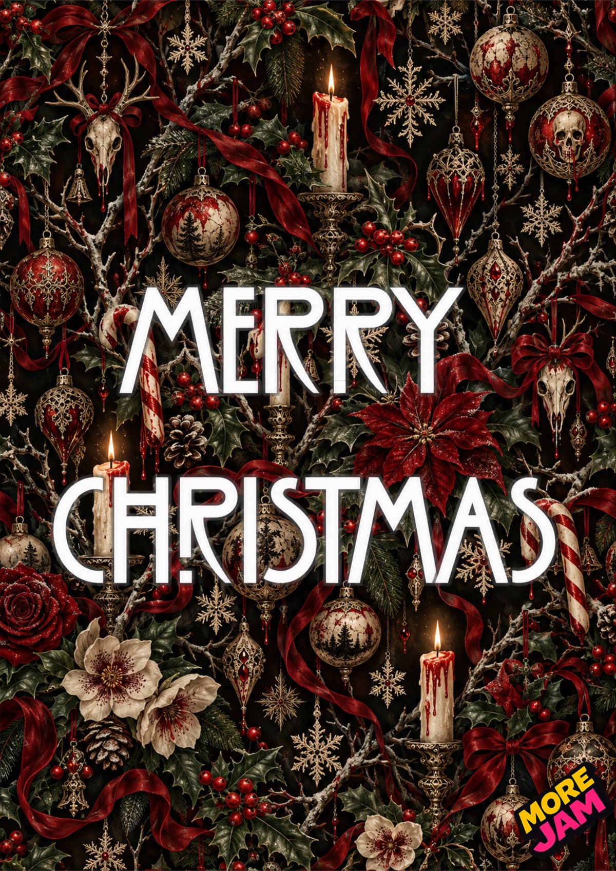 American Horror Story Style | Creepy Christmas Card | More Jam