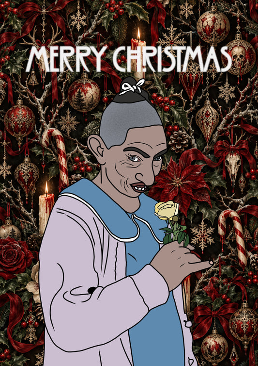American Horror Story Pepper | Creepy Christmas Card | More Jam
