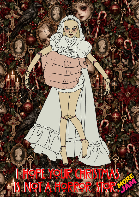 American Horror Story Doll | Creepy Christmas Card | More Jam