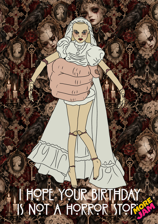 American Horror Story Creepy Doll | Creepy Birthday Card | More Jam
