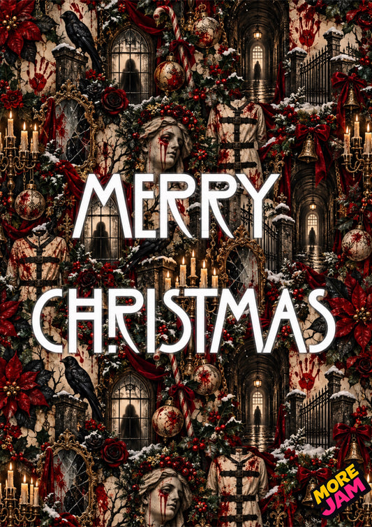 American Horror Story Asylum Style | Creepy Christmas Card | More Jam
