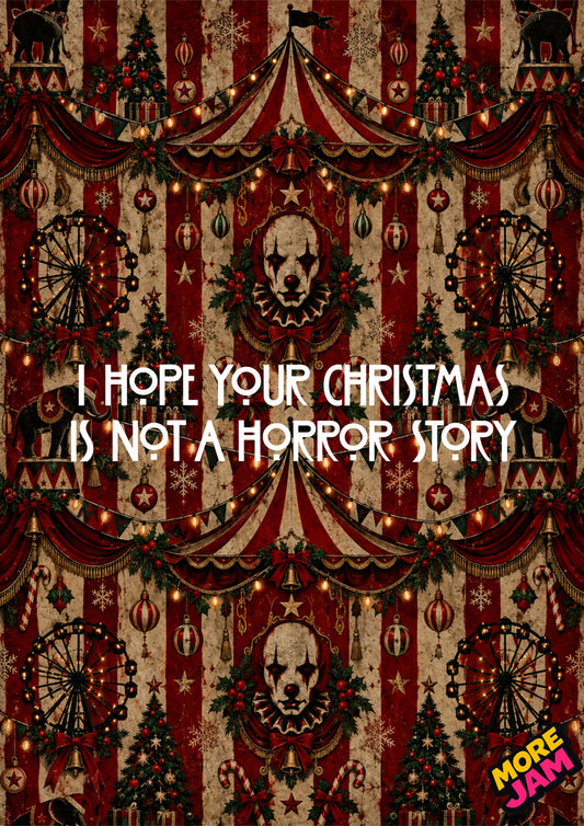 American Horror Story Circus Style | Creepy Christmas Card | More Jam