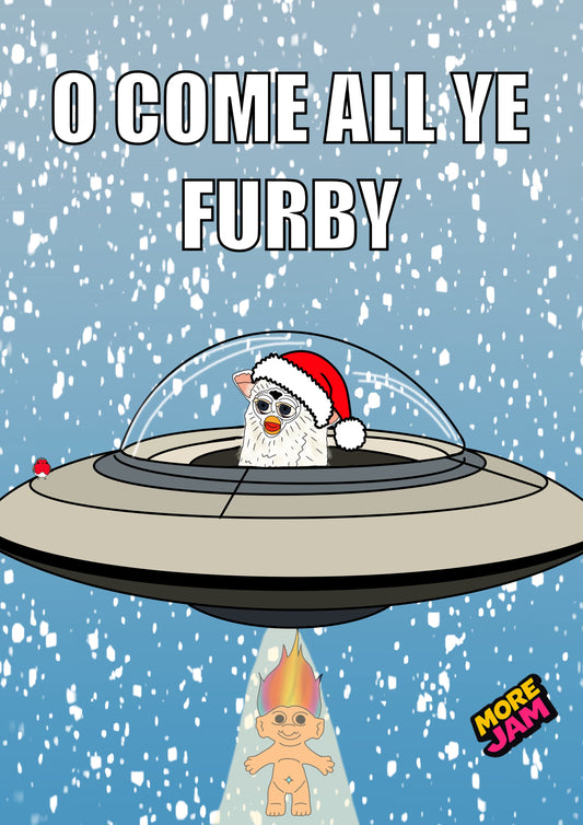 90s UFO Christmas | Funny Christmas Card | More Jam