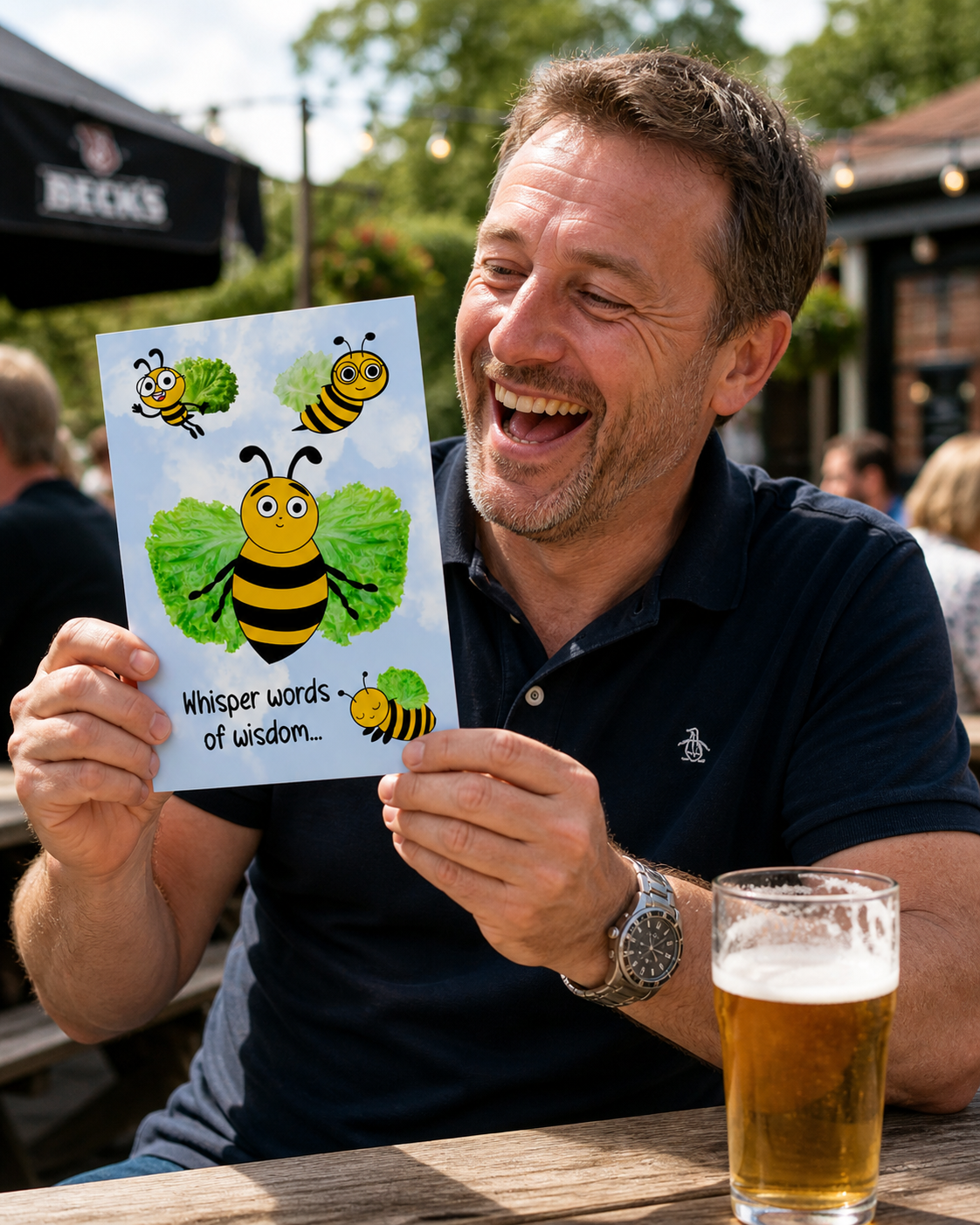 Lettuce Bee The Beatles | Funny The Beatles Music Card | More Jam