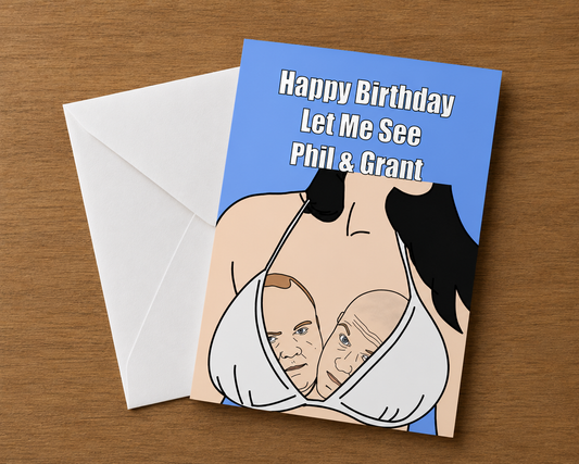 Phil & Grant | Funny Rude Girlfriend Birthday Card | More Jam