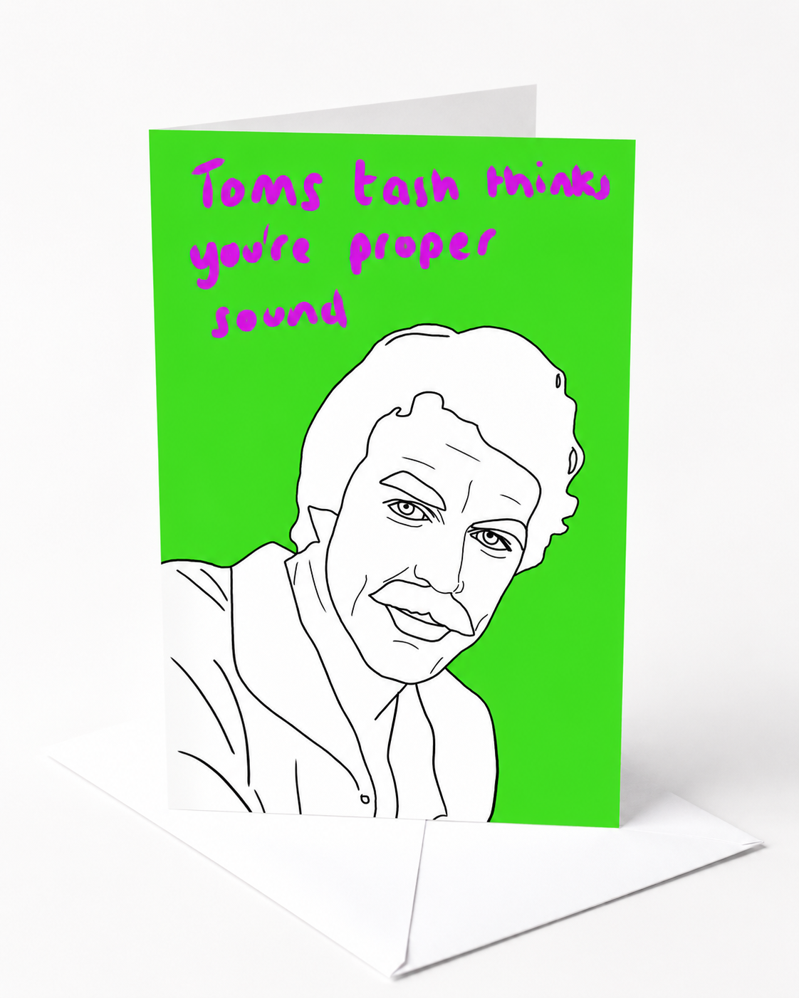 Tom Selleck Magnum Pi  | Funny Rude Birthday Card | More Jam