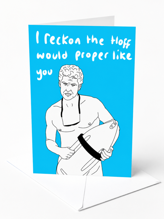The Hoff  | Funny Rude Birthday Card | More Jam
