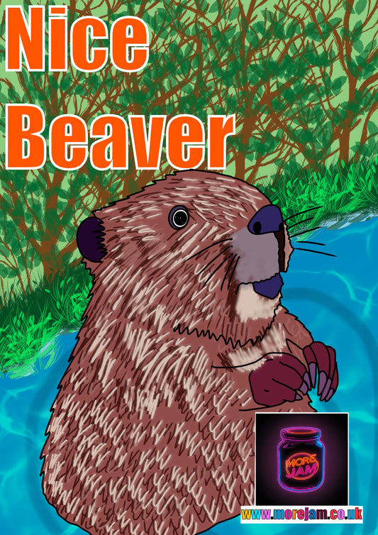 Any Occasion Card Nice Beaver