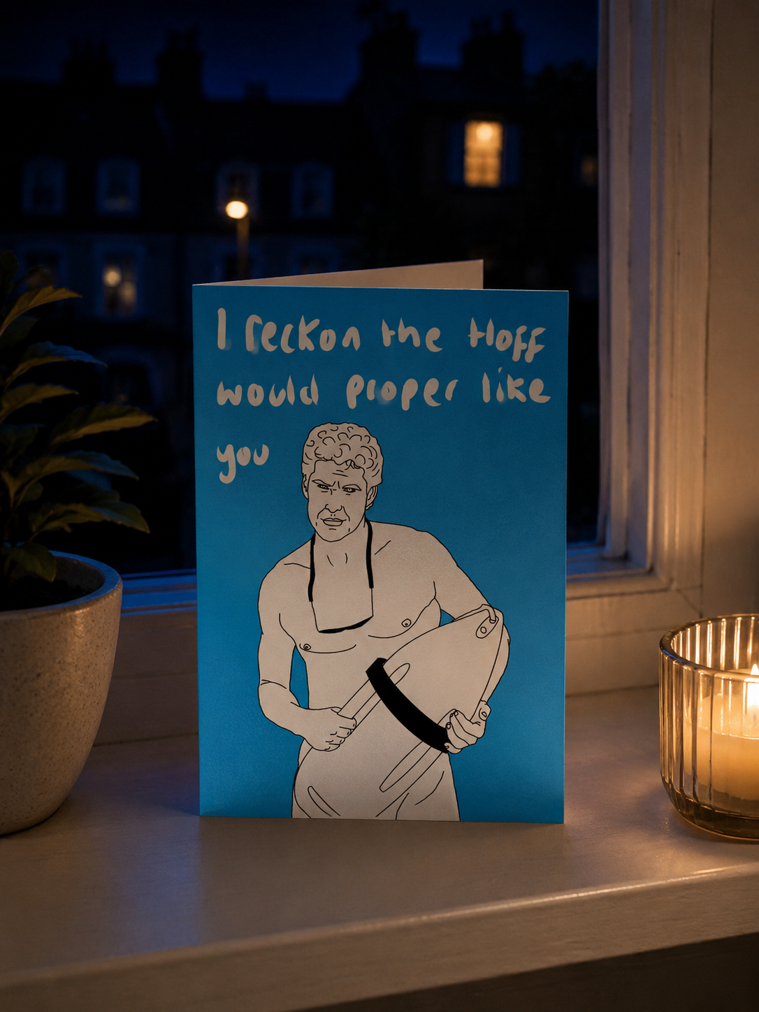 The Hoff  | Funny Rude Birthday Card | More Jam