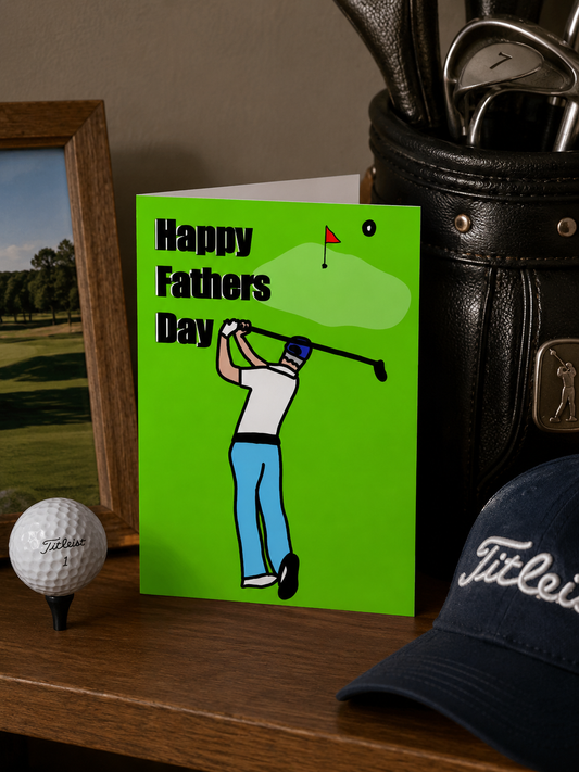 Golf | Fathers Day Card | More Jam