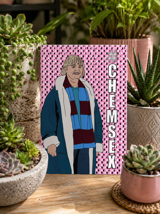 Anne - #Chemsex | Amandaland Birthday Card | More Jam