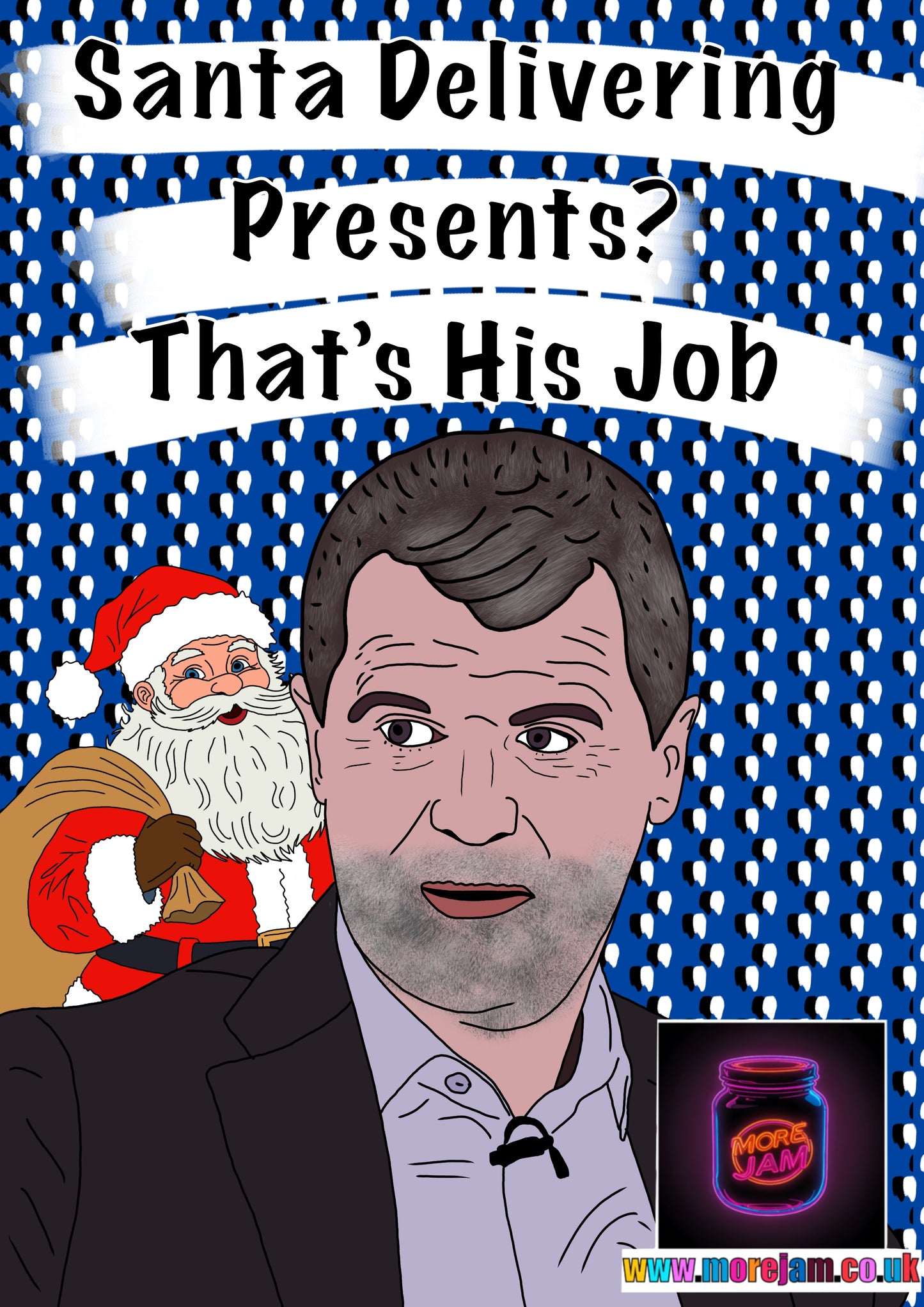 Christmas Card Roy Keane Santas Job