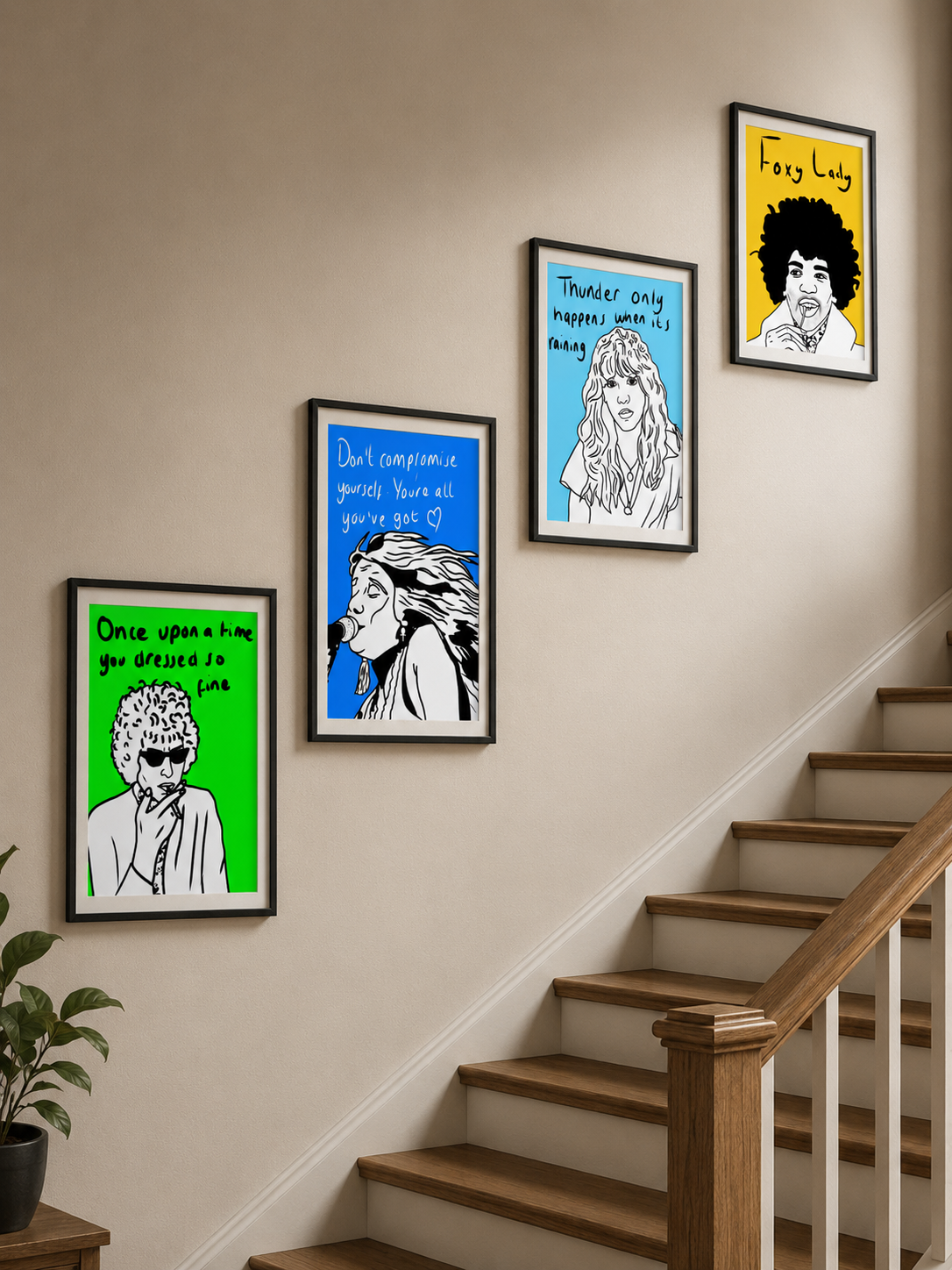 Bob Dylan Prints UK | Unique A4 Wall Art | More Jam