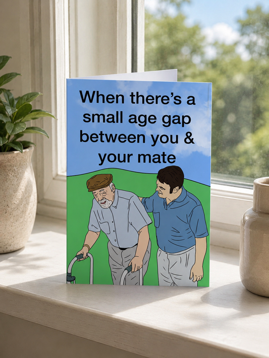 Older Bestie Him | Funny Birthday Card | More Jam