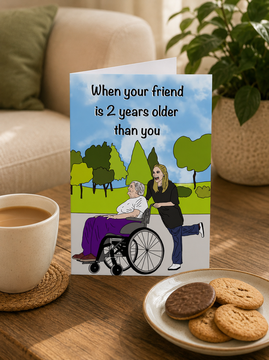 An Age Gap | Best Friend Birthday Card | More Jam