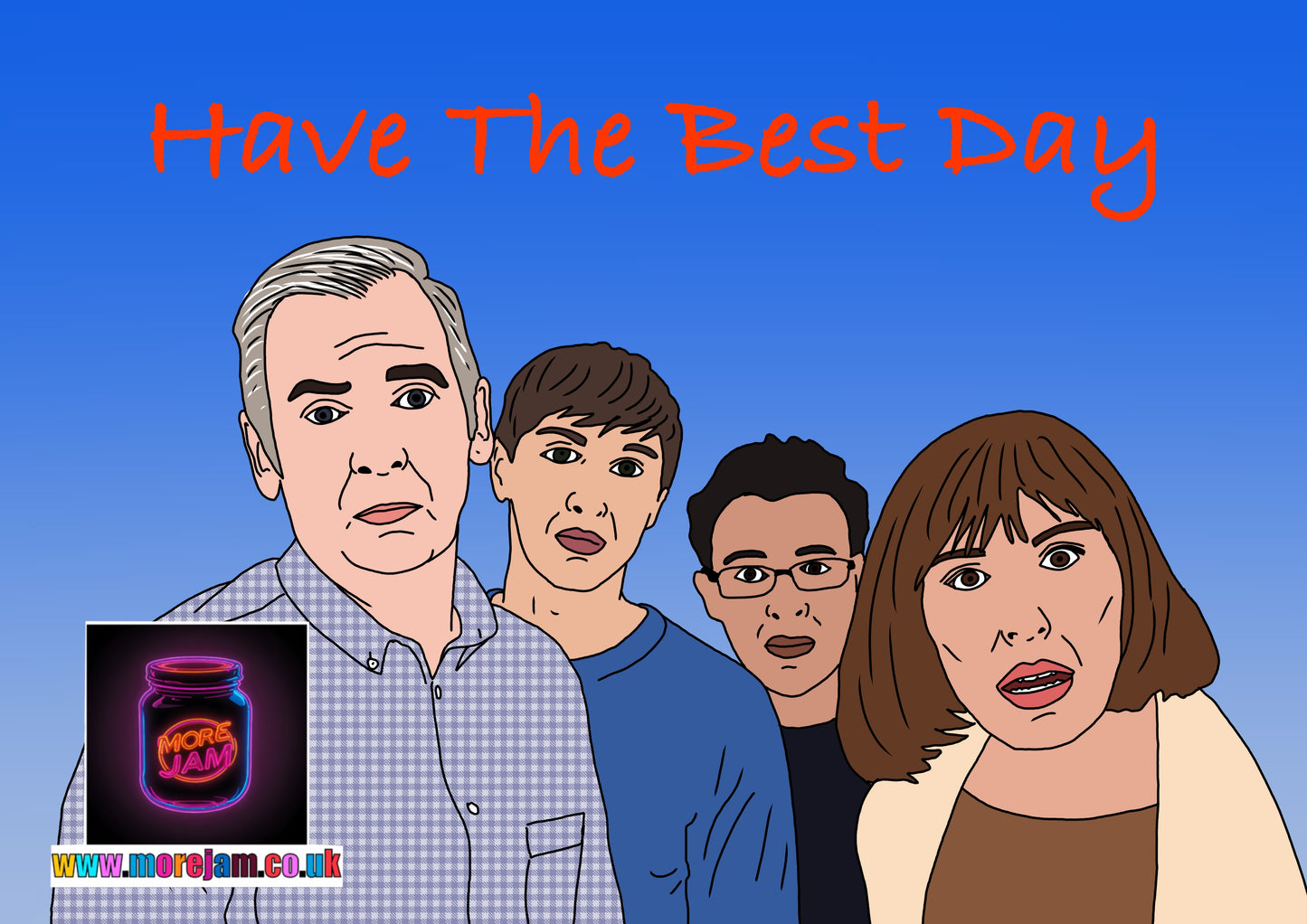 Friday Night Dinner Card | Funny Best Day Card | More Jam