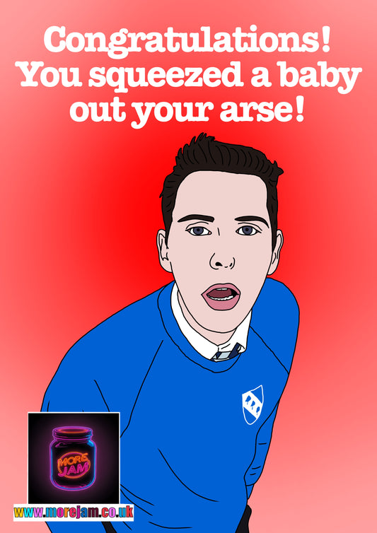 Inbetweeners Card Neil Funny New Baby Channel 4 Comedy Card UK