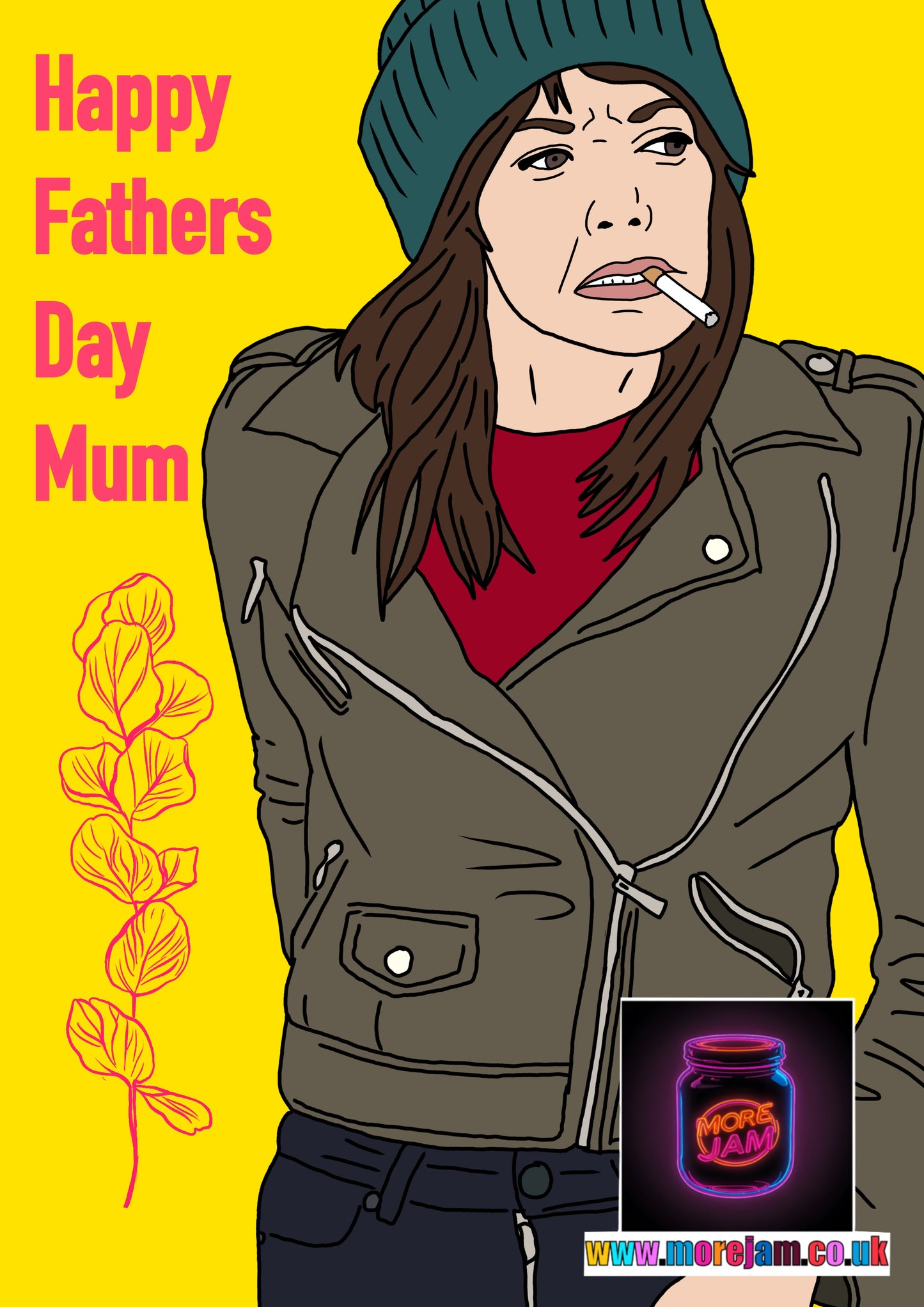 Motherland Fathers Day Card "Happy Fathers Day Mum"- Funny BBC & Netflix Comedy