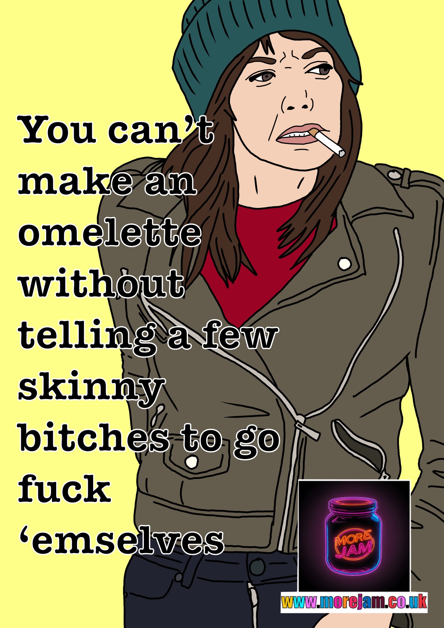 Motherland Liz Card "You Can’t Make An Omelette"  - Funny BBC & Netflix Comedy