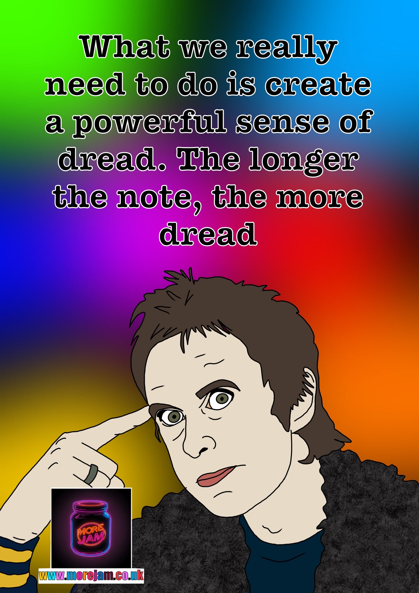 “Create A Powerful Sense Of Dread" Super Hans | Peep Show Funny Card