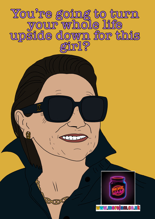 Bina “You’re going to turn your whole life upside down for this girl?” Card Nobody Wants This Card | Comedy Netflix Series