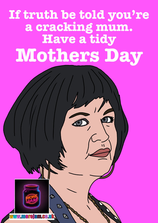 Mothers Day Card Cracking Mum Nessa Gavin & Stacey - Funny BBC Comedy Card