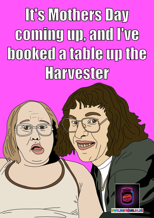 Mothers Day Card Little Britain Lou & Andy The Harvester | Funny BBC Comedy Series