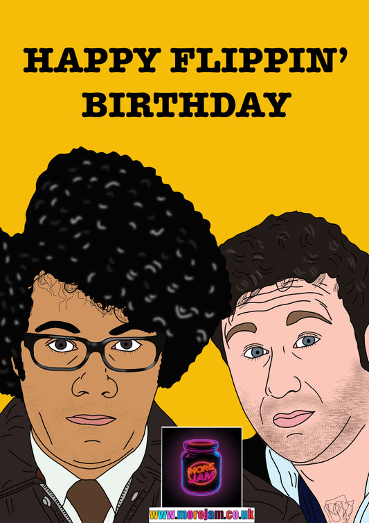 The IT Crowd Moss & Roy Birthday Card | Channel 4 Comedy Series | More Jam