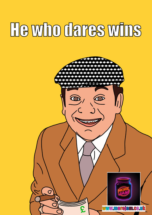 Del Boy He Who Dares Wins | Funny BBC Comedy Only Fools & Horses Card | More Jam