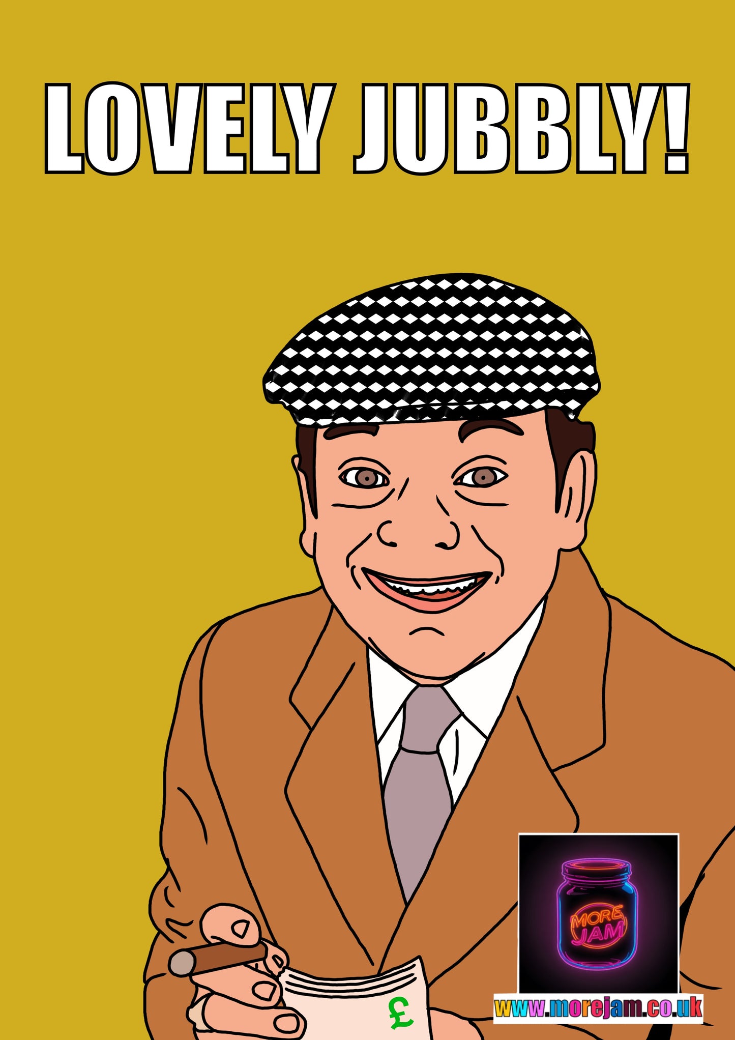 Del Boy Lovely Jubbly | Funny BBC Comedy Only Fools & Horses Card | More Jam