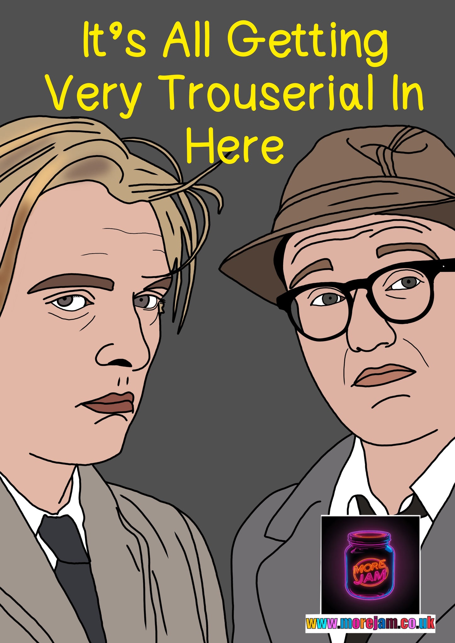 Bottom Trouserial Card Funny BBC Comedy | More Jam