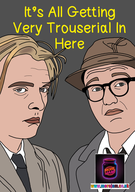 Bottom Trouserial Card Funny BBC Comedy | More Jam