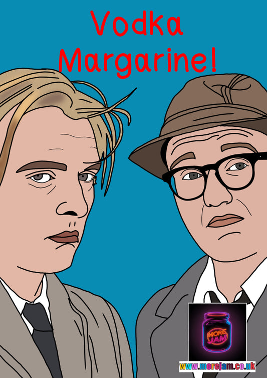 Bottom Vodka Margarine Card Funny BBC Comedy | More Jam