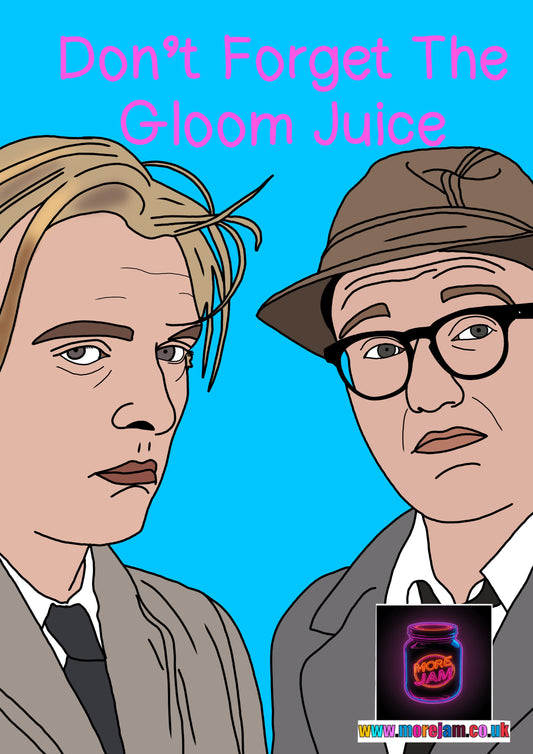 Bottom Gloom Juice Card Funny BBC Comedy | More Jam