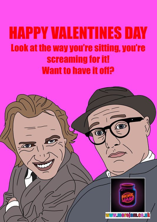 Bottom Have It Off Valentines Card Funny BBC Comedy | More Jam
