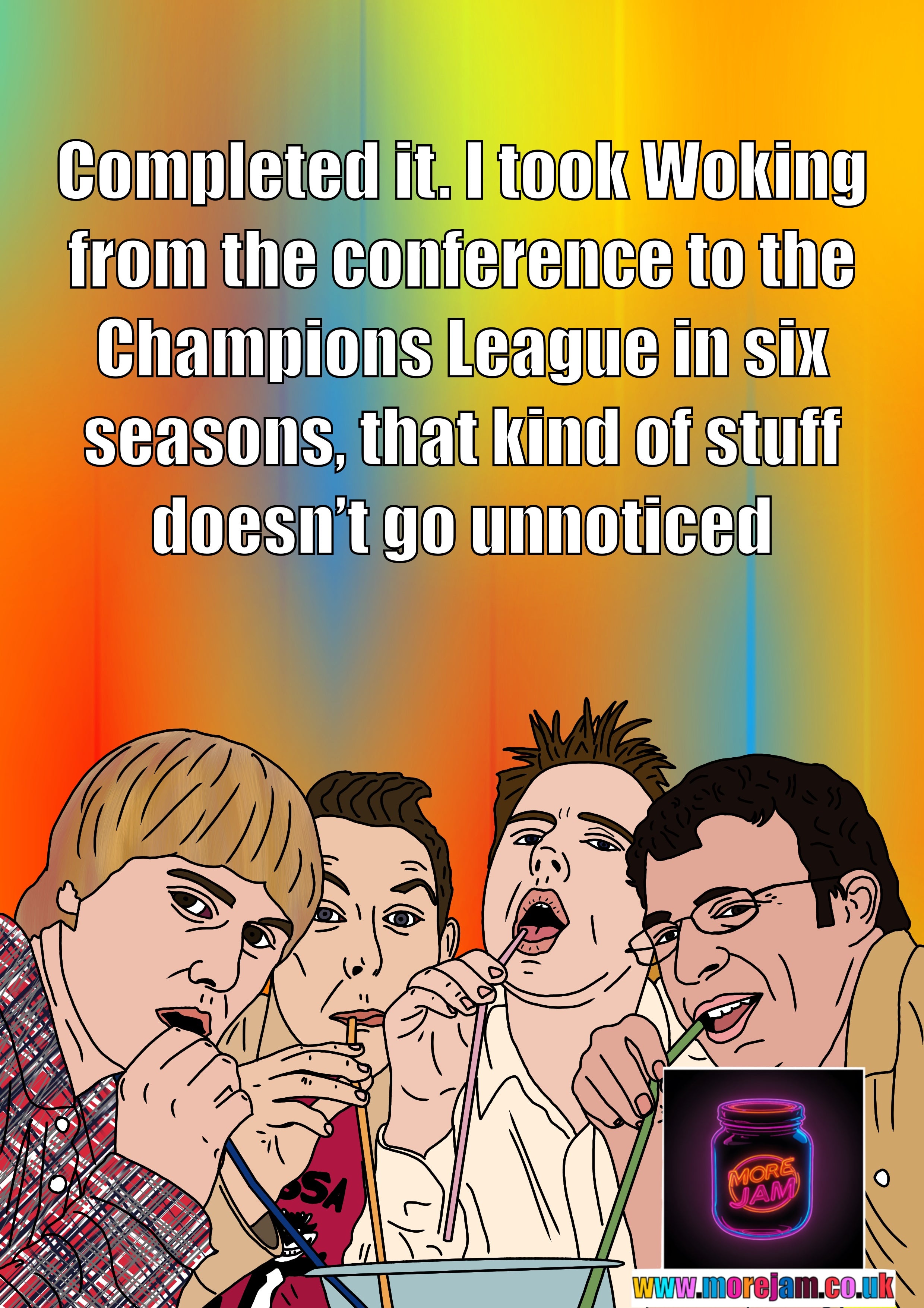 Championship Manager Completed It - Inbetweeners Card - Channel 4 Come ...