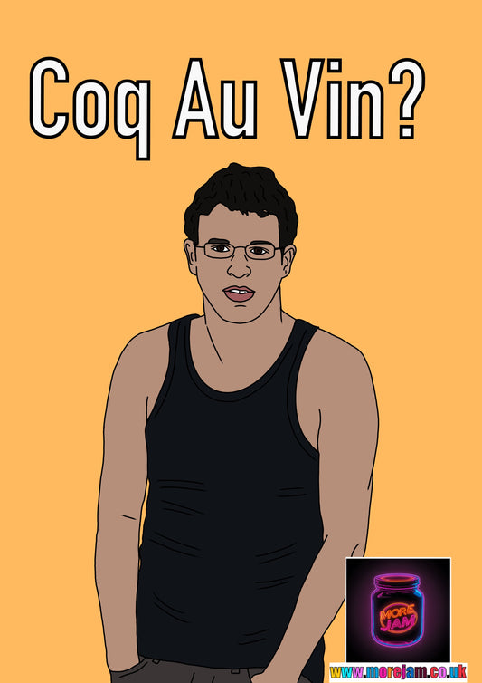 Coq Au Vin - Inbetweeners Card - Channel 4 Comedy