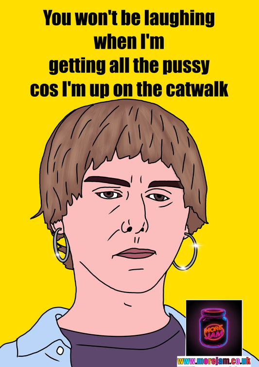 Getting The P*ssy - Inbetweeners Jay Card -  Channel 4 Comedy Card