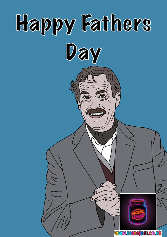 Fawlty Towers Basil Fawlty Fathers Day Card Funny BBC Comedy | More Jam